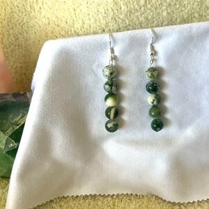 Tree Agate Earrings